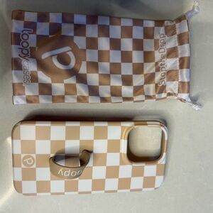 LoopyCases Checkered Phone Case with Loop